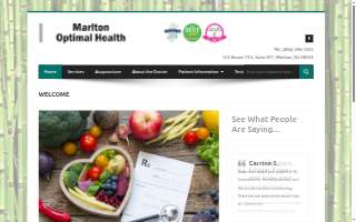 Marlton Optimal Health website