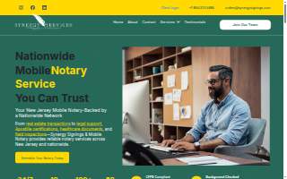Synergy Signings & Mobile Notary website