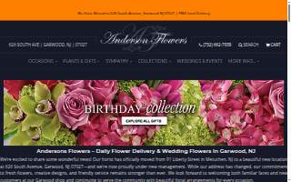 Anderson Flowers website