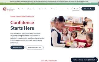 Apple Montessori Schools & Camps - Metuchen website