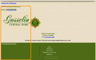 Gosselin Funeral Home of Metuchen website