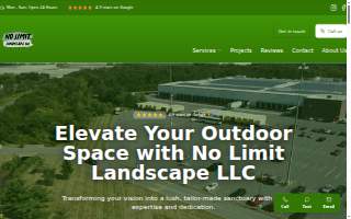 No Limit Landscape LLC of Metuchen website