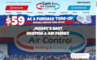 Sam's Air Control website