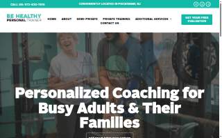 Be Healthy Personal Trainer website