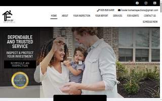 Fowler Home Inspections website