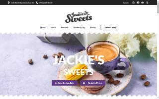 Jackie's Sweets | Coffee Shop & Dominican Cakes website
