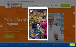 Limelight Pharmacy website