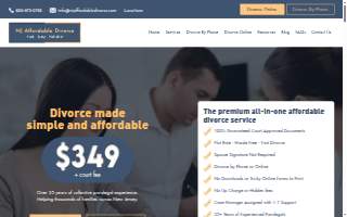 NJ Affordable Divorce of Plainfield website
