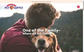 One Of The Family Pet Supply website