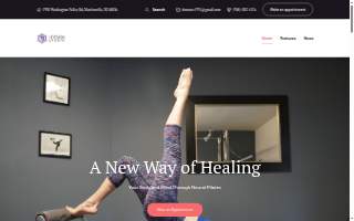 Pilates Design Studio website