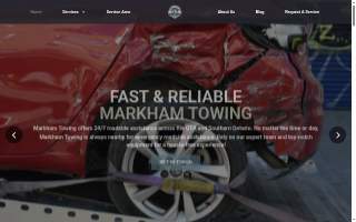 Across Town Towing & Auto Body website