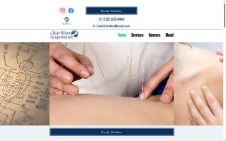 Clear River Acupuncture website