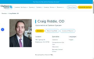 Craig Riddle, OD website