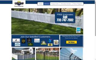 Hapco Fence Contractors website