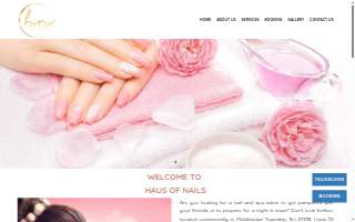 Haus of nails website