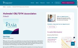 Holmdel OB/GYN Associates website
