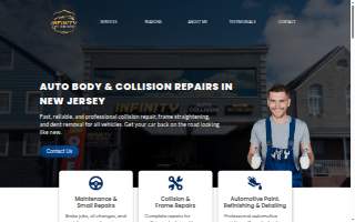 Infinity Auto Collision of Waldwick website