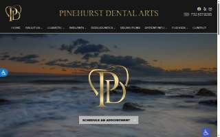 Pinehurst Dental Arts website