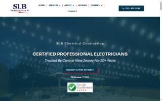 SLB Electrical Contracting Inc. website