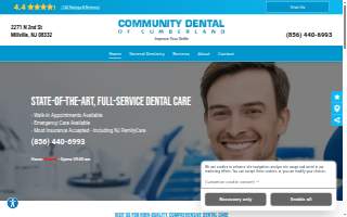 Community Dental of Cumberland website