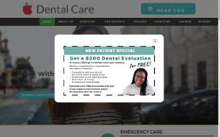 Dental Care of South Jersey website