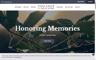 Pancoast Funeral Home of Millville website