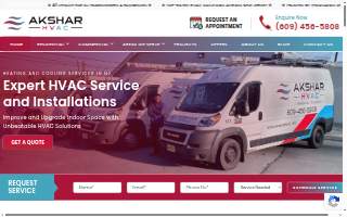 Akshar HVAC of Monroe website