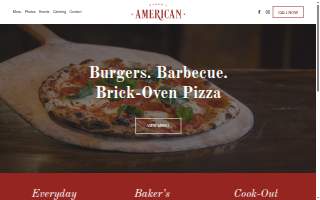 Baker's American Bar & Grille website