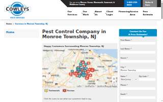 Cowleys Pest Services of Monroe website