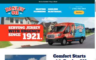 Danley 911 Home Services Heating, Cooling, Plumbing & Electrical website