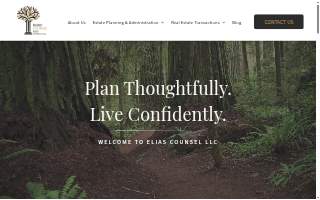 Elias Counsel, LLC website