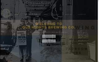 Old Hights Brewing Company website