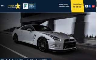 Three Star Auto Service Inc. website