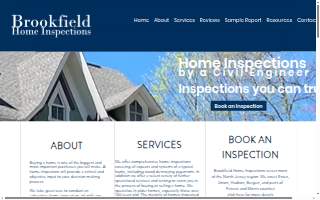 Brookfield Home Inspections website