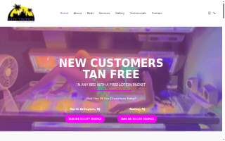 City Tropics Tanning Salon website