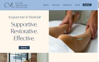 Clear Mountain Acupuncture website