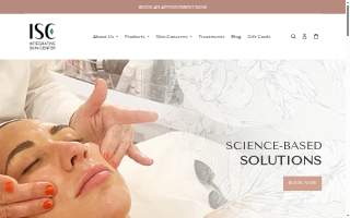 Integrative Skin Center website