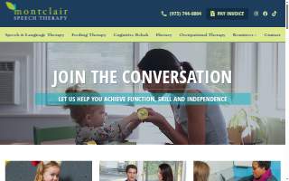 Montclair Speech Therapy website
