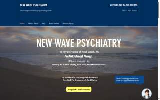 New Wave Psychiatry website