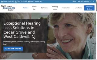 North Jersey Hearing Aid Center of Montclair website