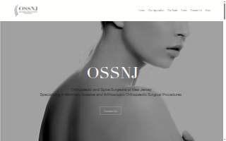 Orthopaedic and Spine Surgeons of New Jersey website