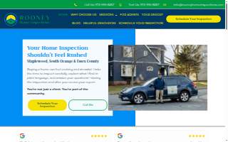 Rooney Home Inspections of Montclair website
