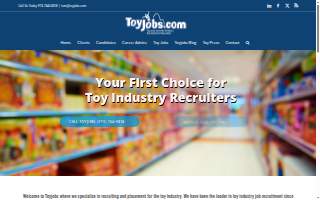 Toy Jobs website