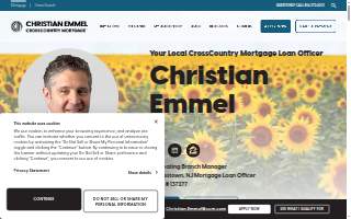 Christian Emmel at CrossCountry Mortgage website