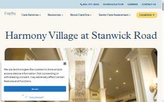 Harmony Village at Stanwick Road website
