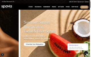 Spavia Day Spa - Moorestown website