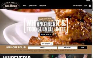 Yard House of Moorestown website