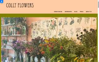 Colly Flowers website