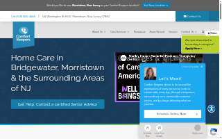 Comfort Keepers of Morristown website