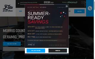 Elite Detail Studio website